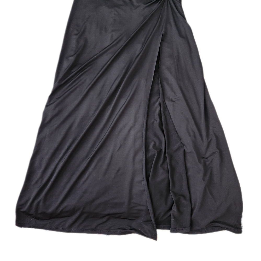 Free People Roxanne Bodycon‎ Maxi Dress Black Women's Size Large NWT - Picture 5 of 13